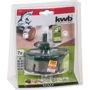 Juego de sierras de corona KWB 498720 7 piezas