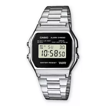 Reloj de pulsera unisex Casio A158WEA-1EF electrónico negro