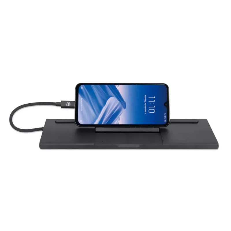 Dock/hub USB-C Manhattan con lector de tarjetas y MST, conectores (x9): audio 3,5 mm, DisplayPort, Ethernet, HDMI, USB-A (x3), USB-C y VGA, con Power Delivery (100 W) al conector USB-C (nota: se requiere fuente de alimentación USB-C y cable USB-C adicionales), todos los conectores se pueden utilizar simultáneamente
