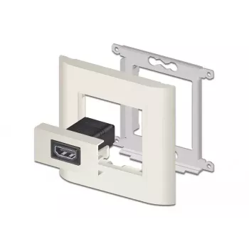 Módulo HDMI DeLOCK Easy 45 recto 22,5 x 45 mm