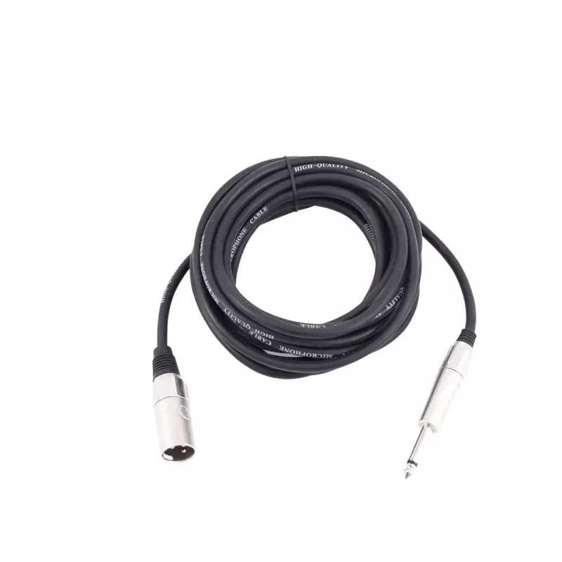 Cable de audio Omnitronic 3022519D 10 m XLR 3 pines 6,35 mm negro