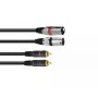 Cable de audio Omnitronic 3022522D 3 m 2 x XLR 2 x RCA negro