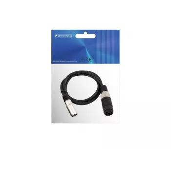 Cable de audio Omnitronic 30225590 Speakon XLR 1 m negro