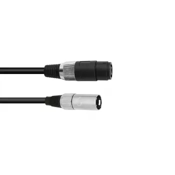 Cable de audio Omnitronic 30225590 Speakon XLR 1 m negro