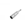 Adaptador de cable XLR de 3 polos a 6,3 mm Omnitronic 30226450