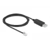Cable adaptador USB a RS-232-RJ10 DeLOCK 66738 para Meade Autostar