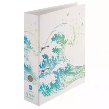 Carpeta de anillas A4 Herlitz 50033393 Azul Verde Blanco