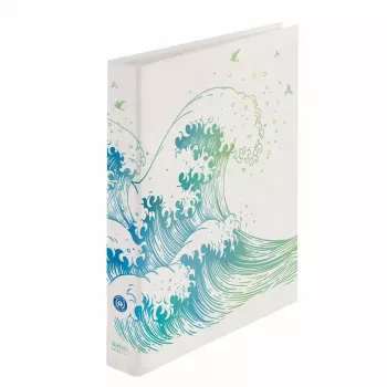 Carpeta de anillas A4 Herlitz 50033416 Azul Verde Blanco