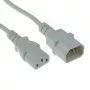 Cable de alimentación ACT C13 - C14 blanco 5 m