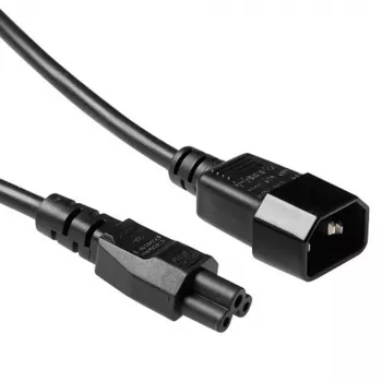 Cable de alimentación C14 a C5 1m ACT negro 250V 2,5A