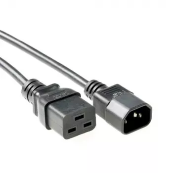 Cable de alimentación C14 - C19 negro 1 m ACT Powercord AK5439