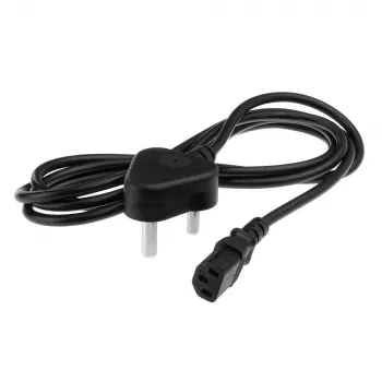 Cable de alimentación ACT Powercord conector India/SA - C13 negro 2,5 m