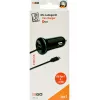 Cargador móvil 2GO 797170 universal negro mechero de coche 12/24V USB 1,4 m