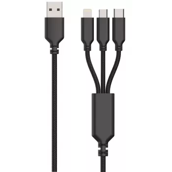 Cargador móvil 2GO 797257 universal negro AC interior 5V