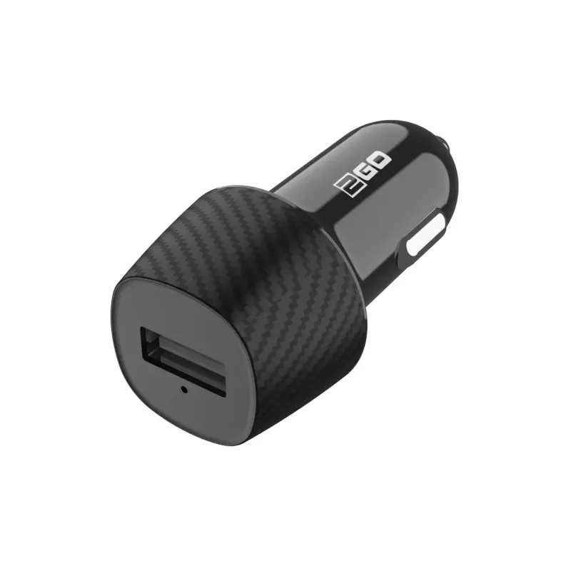 Cargador móvil 2GO 797258 universal negro mechero de coche 12/24V