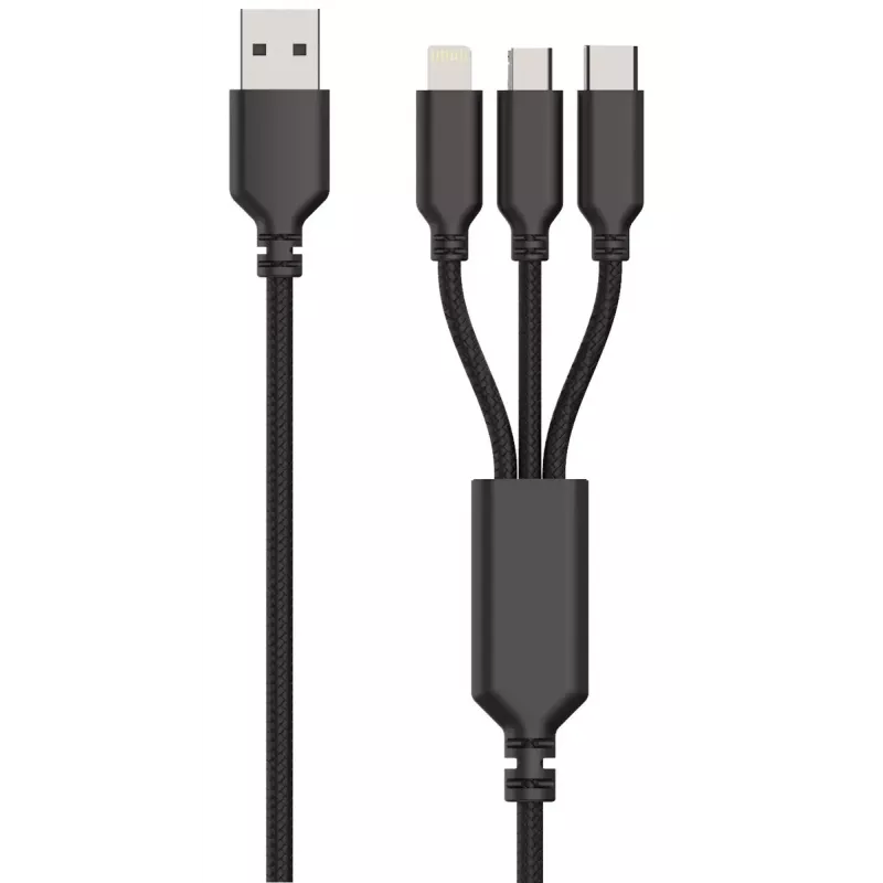 Cargador móvil 2GO 797258 universal negro mechero de coche 12/24V