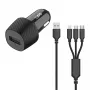 Cargador móvil 2GO 797258 universal negro mechero de coche 12/24V