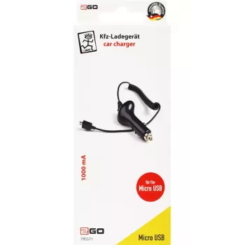 Cargador para dispositivos móviles 2GO 795571 universal negro mechero de coche 12/24V