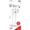 Cable USB 2GO 797317 1 m USB B USB C/Micro-USB B/Lightning blanco