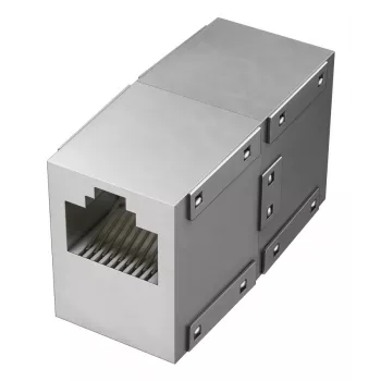 Adaptador de red HAMA Classic Line 00300025 CAT-6 1 Gbit/s, RJ45 hembra a hembra, acoplador