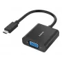 Hama 00300088 adaptador de cable de vídeo USB Type-C VGA (D-Sub) negro