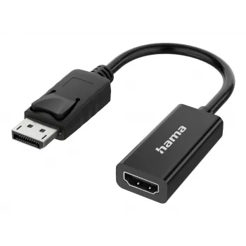 HAMA adaptador DisplayPort a HDMI Classic Line 00300092 — Ultra-HD 4K, adaptador pasivo