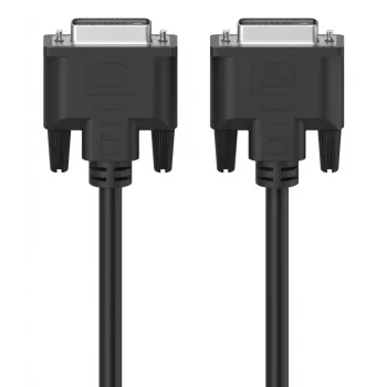 Hama 00300104 cable DVI 1,5 m DVI-I negro