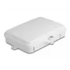 DeLOCK Caja de distribución de fibra óptica 6 puertos IP65 impermeable Blanco