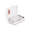DeLOCK Caja de distribución de fibra óptica 6 puertos IP65 impermeable Blanco