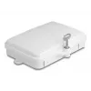 DeLOCK Caja de distribución de fibra óptica 6 puertos IP65 impermeable Blanco