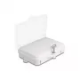 DeLOCK Caja de distribución de fibra óptica 6 puertos IP65 impermeable Blanco