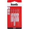 Hoja de sierra de calar KWB 617290 acero rápido HSS 5 uds.