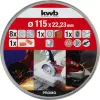 Juego de discos de corte KWB 712041 set de inicio 10 uds. montaje plano para ladrillo, mármol, acero