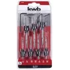 kwb 513190 juego de brocas avellanadoras para madera, 8 uds.
