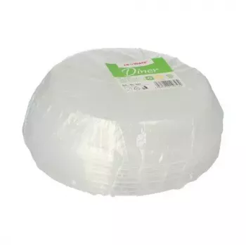 Tapa desechable Papstar 96559 polipropileno transparente 227x227x41mm