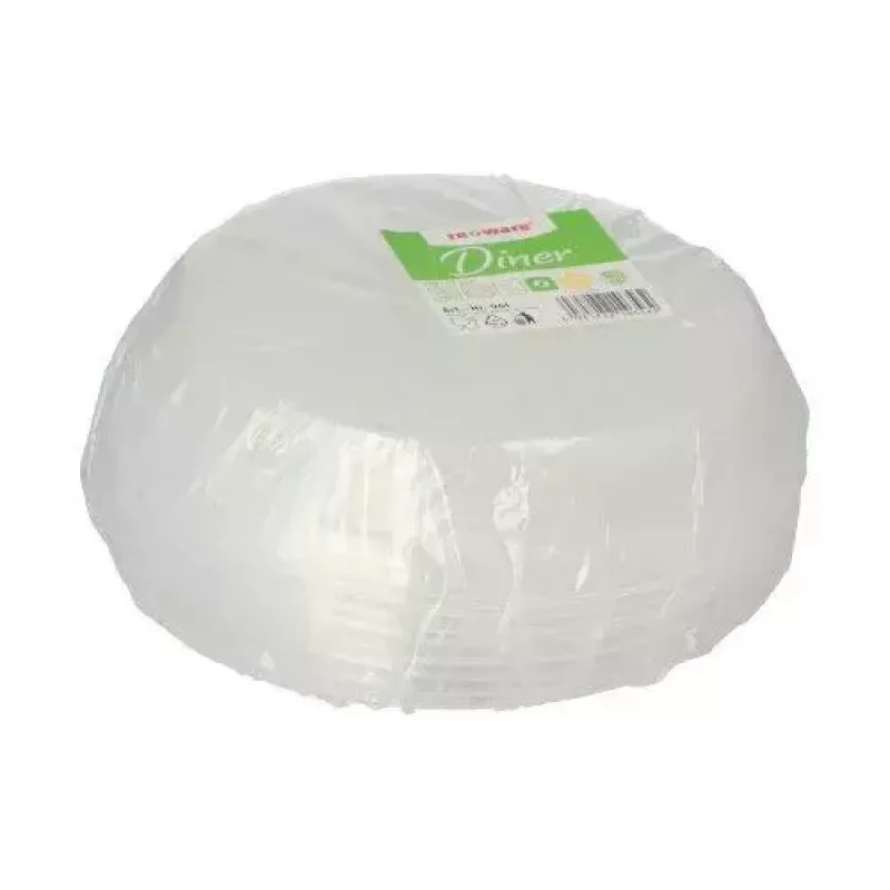 Tapa desechable Papstar 96559 polipropileno transparente 227x227x41mm