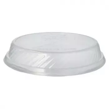 Tapa desechable Papstar 96559 polipropileno transparente 227x227x41mm