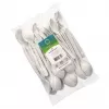 Cuchara de sopa desechable Papstar 96432 polipropileno blanco 50 unidades