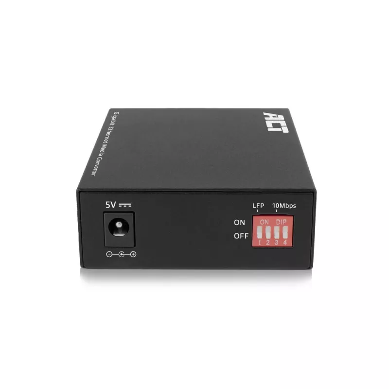 Conversor de medios de red ACT AC4451 1000 Mbit/s multimodo monomodo negro