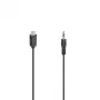 Hama 00200729 cable de audio 0,75 m 3,5 mm USB Type-C negro