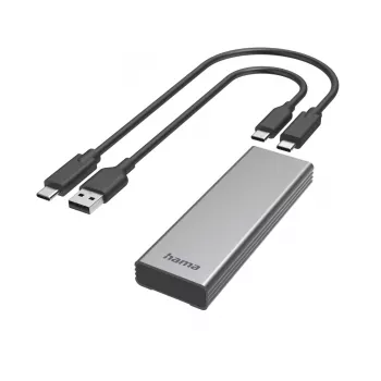 Carcasa SSD Hama 00200764 gris M.2 10 Gbit/s USB Type-C