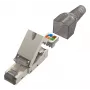 Hama 00200773 conector RJ45 Cat6a blindado, sin herramientas