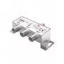 Hama 00205350 divisor/combinador de cable plateado
