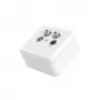 Hama 00205354 toma de antena 2x SAT + TV + radio blanco