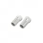 Hama 00205205 conector coaxial tipo F 2 uds.