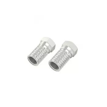 Hama 00205207 conector coaxial tipo F 2 uds.