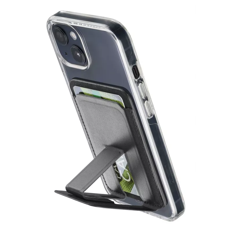 Cellularline Pocket Stand Mag Soporte magnético para tarjetas con función de soporte compatible con MagSafe