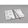 Sigel Jolie JN653 Cuaderno A5 120 hojas Albaricoque Negro Rosa