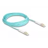Cable de fibra óptica DeLOCK LC Dúplex a LC Dúplex OM3 10m
