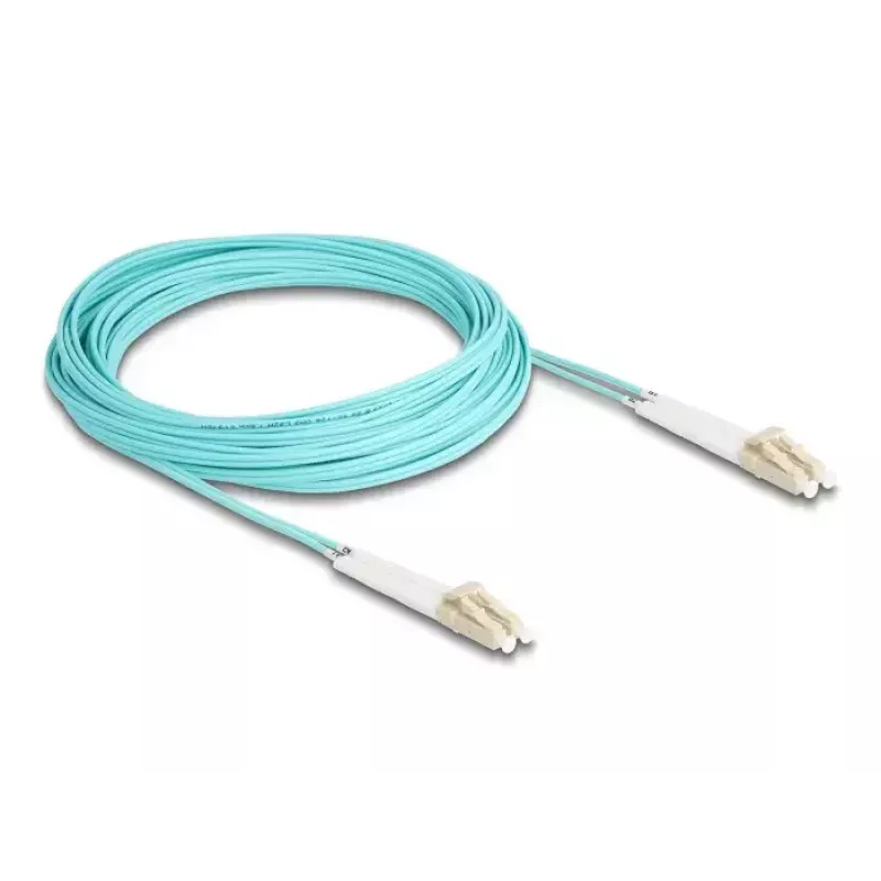 Cable de fibra óptica DeLOCK LC Dúplex a LC Dúplex OM3 10m